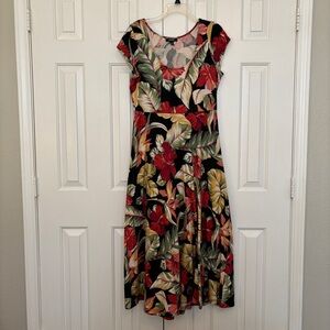 Women’s Chaps Floral Dress sz L